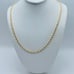 Real 10k gold Necklace rope link chain 24” long