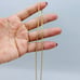 Real 10k gold Necklace rope link chain 24” long