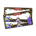 Brand New Universal 2PCS Anime Yu-Gi-Oh ABS Plastic Black License Plate Frame