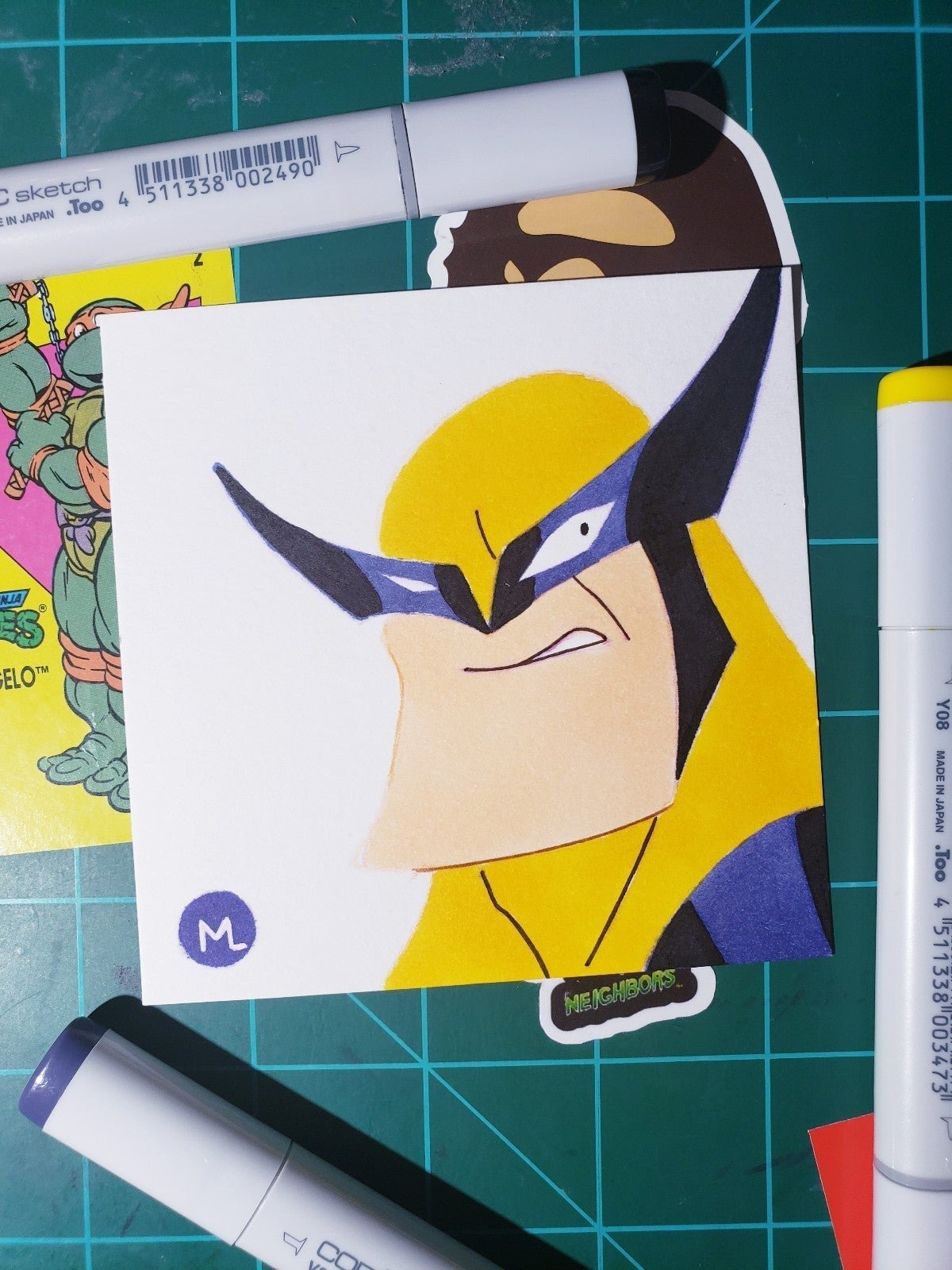 Wolverine Drawing.
