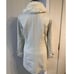 Reduced Price - Michel Macaron Beige Check Coat with Fur, Long Coat
