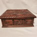 Vintage Handcarved Large Wooden Box Humidor Quetzalcoatl Kululkan