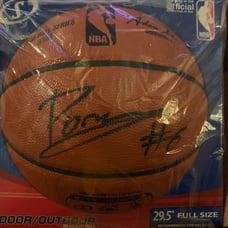 Kristaps Porzingis Autograph Basketball