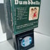 Vintage Winston 3 Pound Vinyl Dumbbells 2 @ 3 lb ea Hand Weights Gold Exercise G