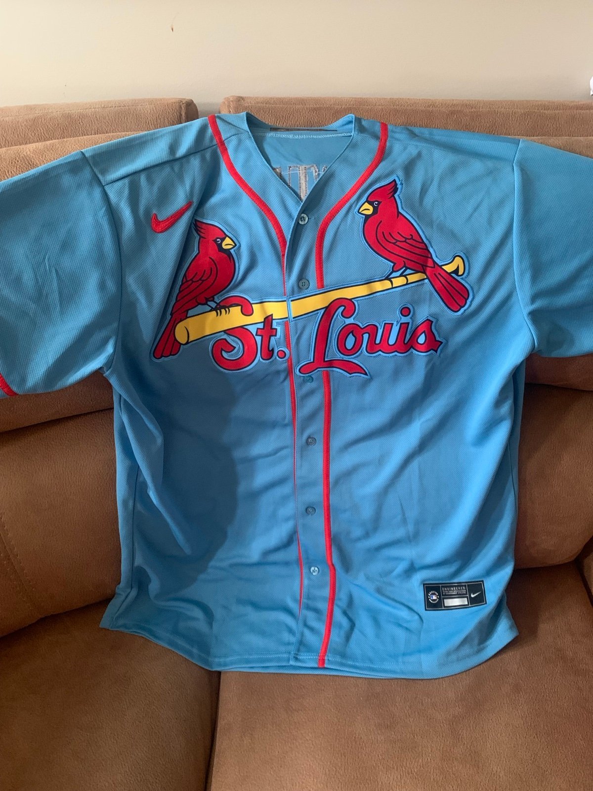 MLB St Louis Cardinals Ozuna jersey