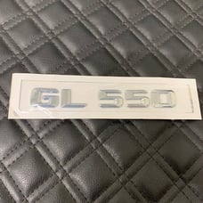 CHROME GL 550 Fit Mercedes Rear Trunk Emblems Logo Badge Letter Number 3M GL550