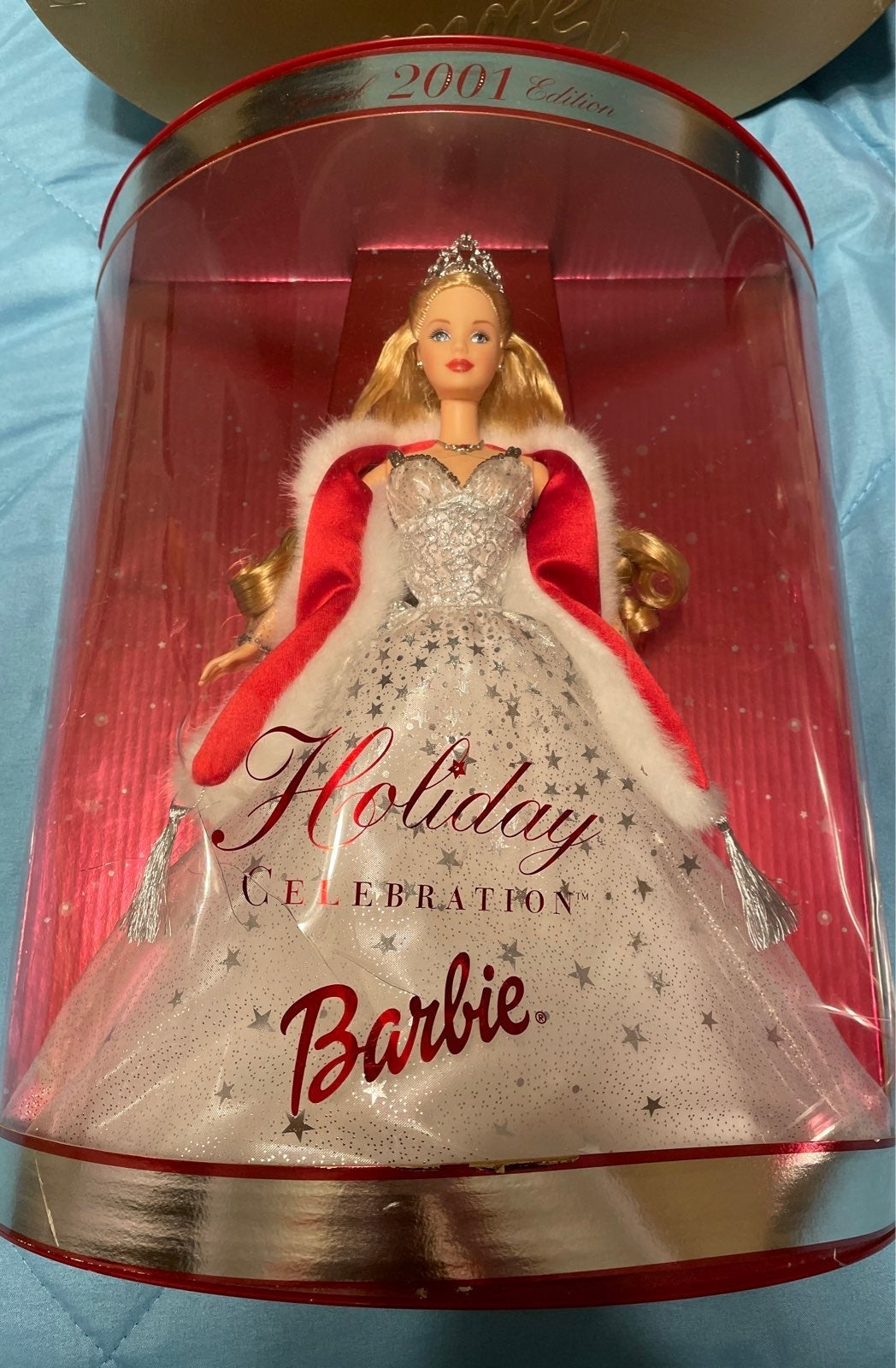 Lot of 8 winter barbies.