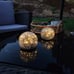 Garden Solar Lights Cracked Glass Ball Waterproof LED for Outdoor Decor