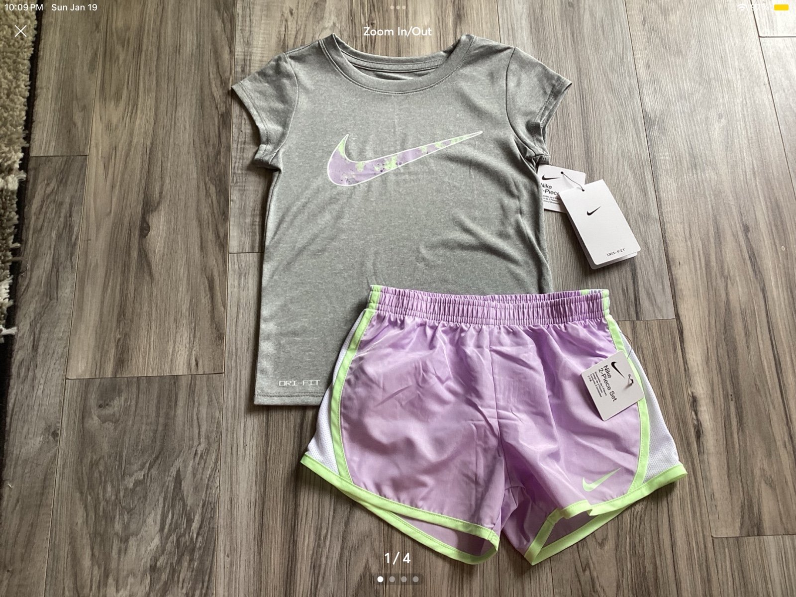Nike girls shorts set size 6(NWT) ~PRICE IS FIRM, NO OFFERS~