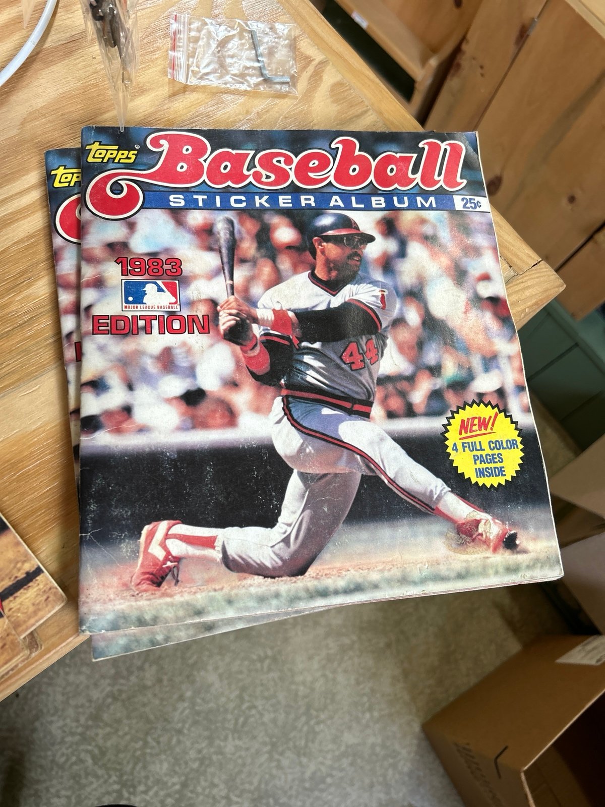 Baseball sticker album