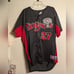 Lugnuts Black and Red Baseball Jersey Pre-owned Size Xxl