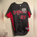 Lugnuts Black and Red Baseball Jersey Pre-owned Size Xxl
