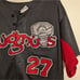 Lugnuts Black and Red Baseball Jersey Pre-owned Size Xxl