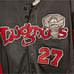 Lugnuts Black and Red Baseball Jersey Pre-owned Size Xxl