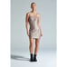 Noli Yoga liquid dress almond tan size small NWT