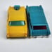 Lot of 2 AFX Aurora slot cars '55 Chevy Bel Air Yellow & Chevy Nomad Blue Nice B