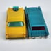 Lot of 2 AFX Aurora slot cars '55 Chevy Bel Air Yellow & Chevy Nomad Blue Nice B