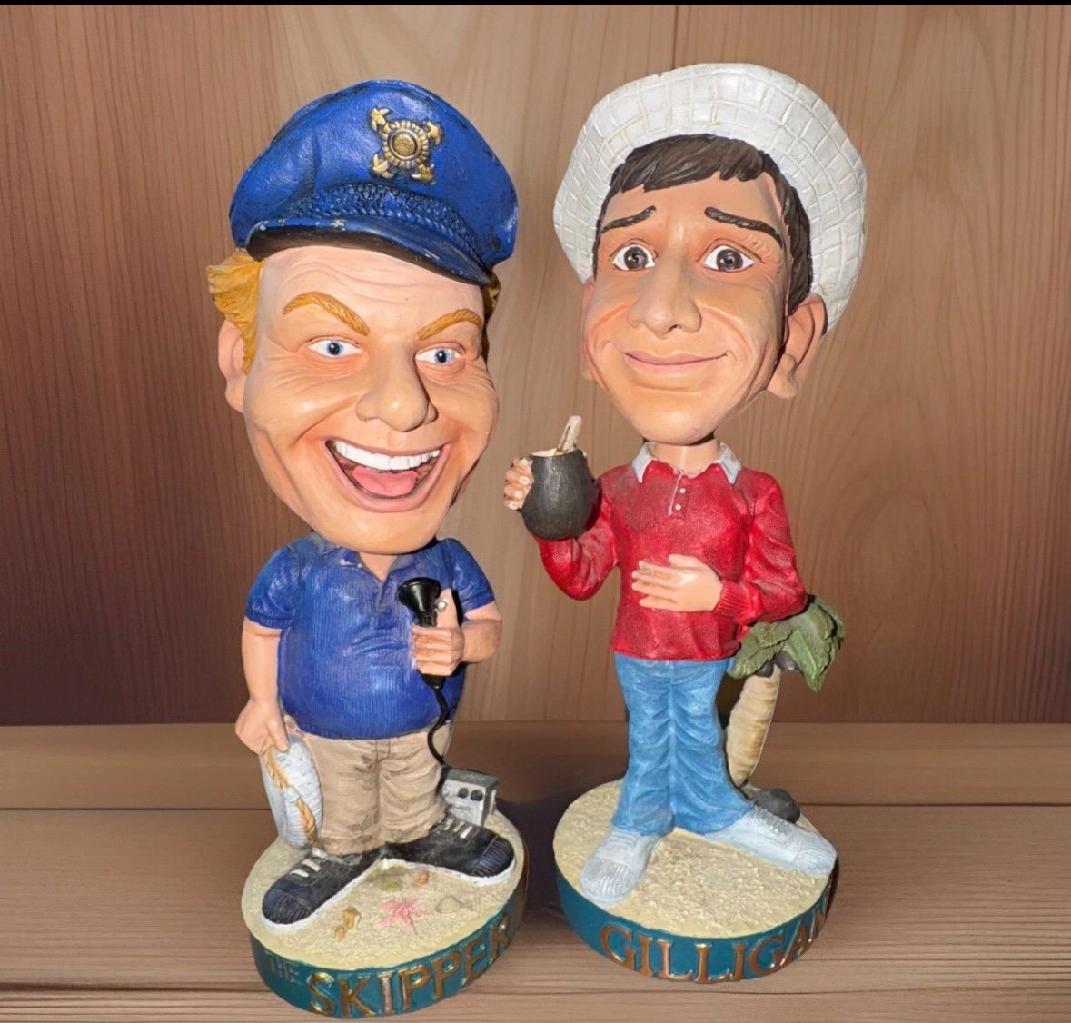 Gilligan & Skipper Bobbleheads - Gilligan's Island Neca Headknockers