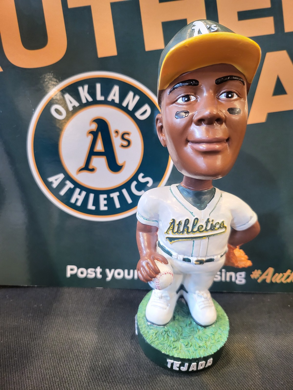 Miguel Tejada signed bobblehead