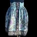 Handmade Vintage Apron w/ Pocket & Unique Waistline Black Incorporated Color-Way