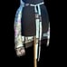 Handmade Vintage Apron w/ Pocket & Unique Waistline Black Incorporated Color-Way