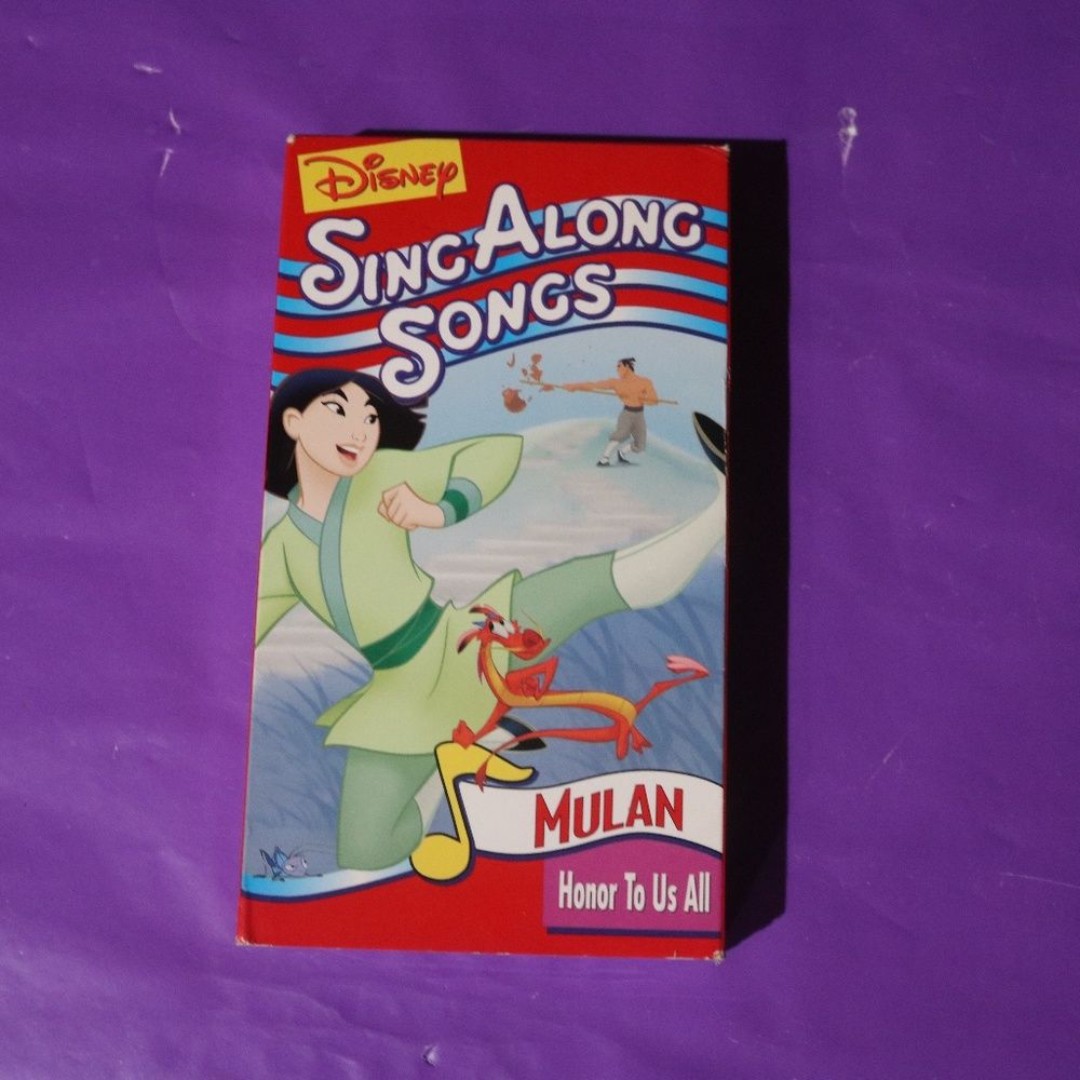 Sing Along Songs Mulan VHS
