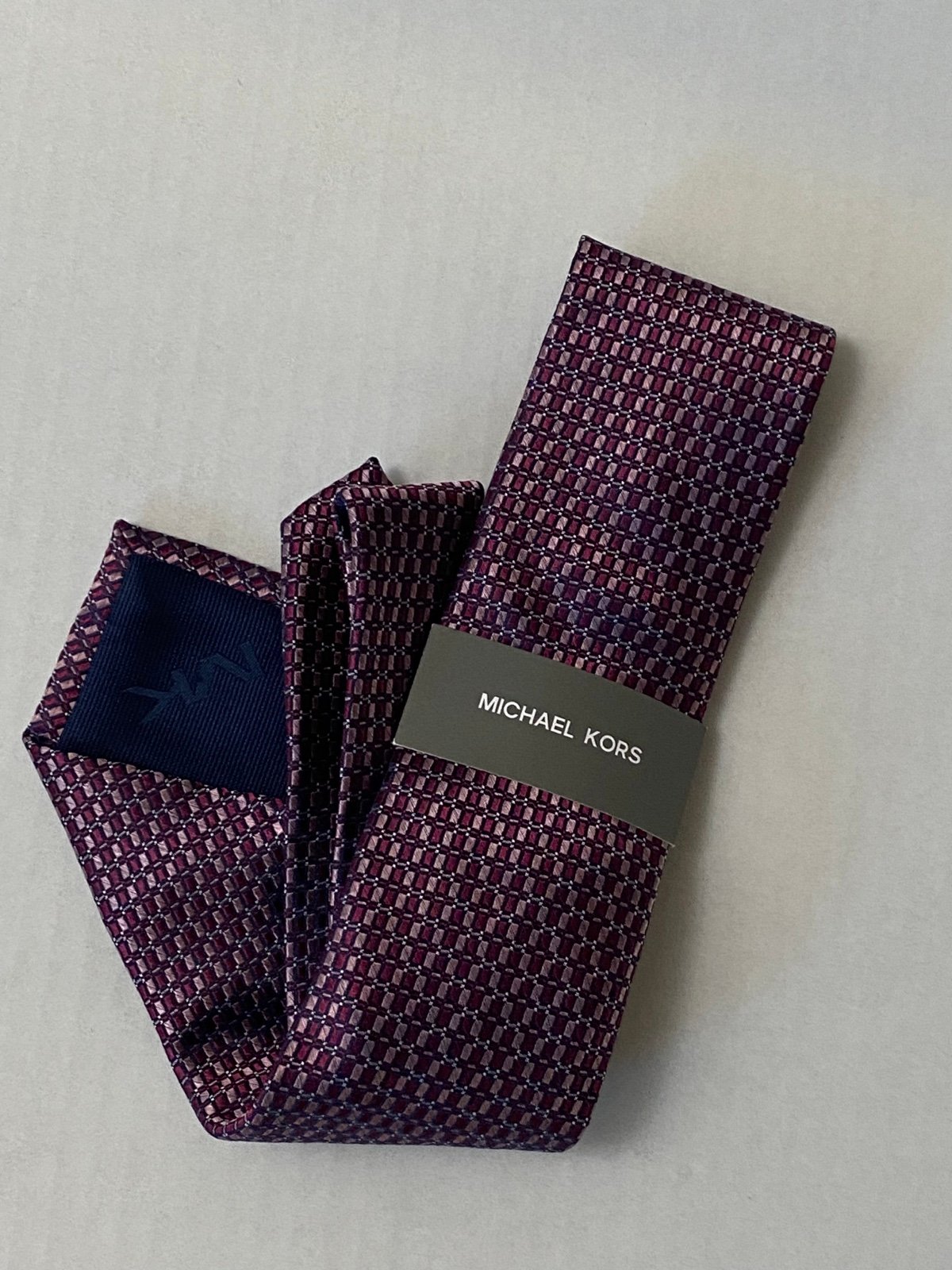 NWT MICHAEL KORS Men’s Woven Neat Tie