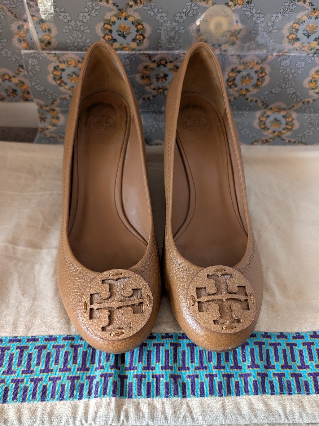 Tory Burch Women's Sally Closed Toe Wedge Pumps Size 11