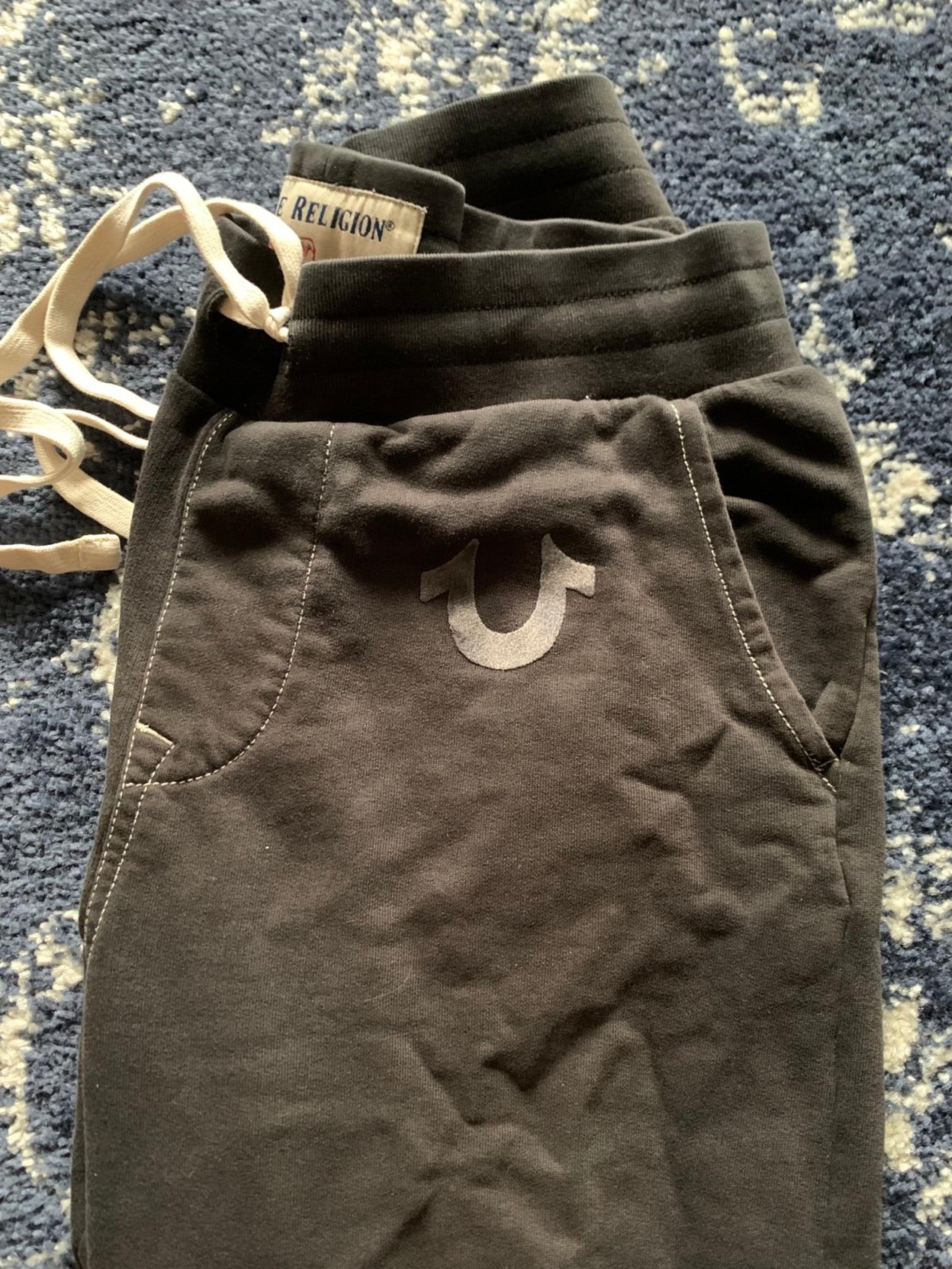 True Religion Black Joggers