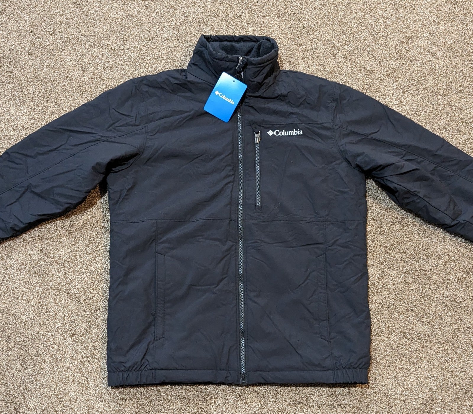 NEW Columbia Men's S Northern Utilizer Black Fleece Lined Coat Jacket