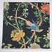 Pottery Barn Throw Pillow Shams 2017 Set 2 Bird Flower Print 24x24 Linen Blend