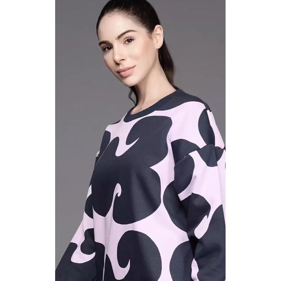 Marimekko Abstract Print Crew Neck Sweatshirt Adidas Collaboration Size 1X
