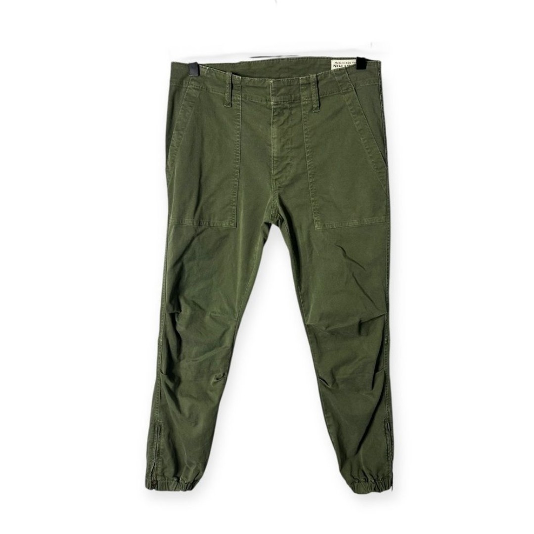 Nili Lotan Pants Women’s 2 Green Military Style Joggers Issue 111/88 80 NL