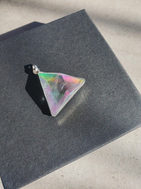Angel Aura Quartz Pendant