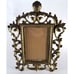 VTG Gold Gilt Picture Frame Art Nouveau Style 5x7 Desk Shelf Metal Scrollwork