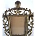 VTG Gold Gilt Picture Frame Art Nouveau Style 5x7 Desk Shelf Metal Scrollwork