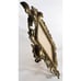 VTG Gold Gilt Picture Frame Art Nouveau Style 5x7 Desk Shelf Metal Scrollwork