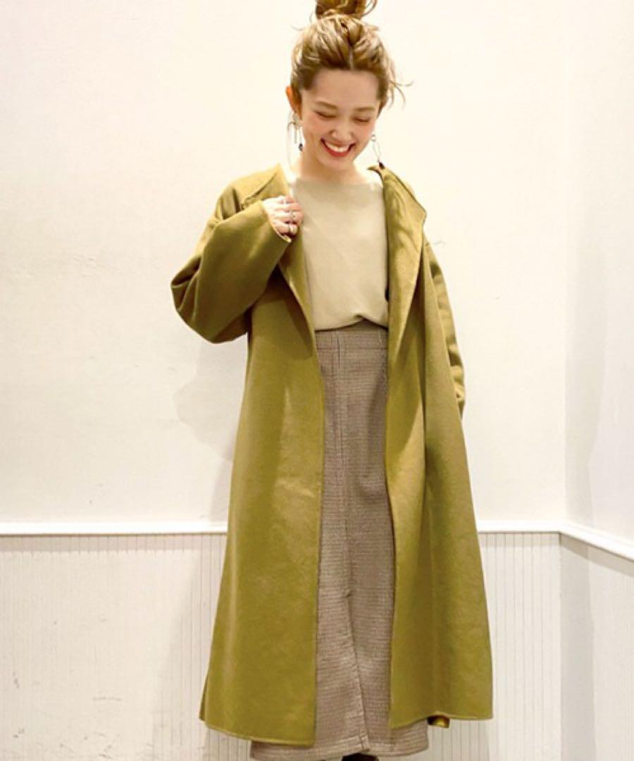 River Open Collar Coat