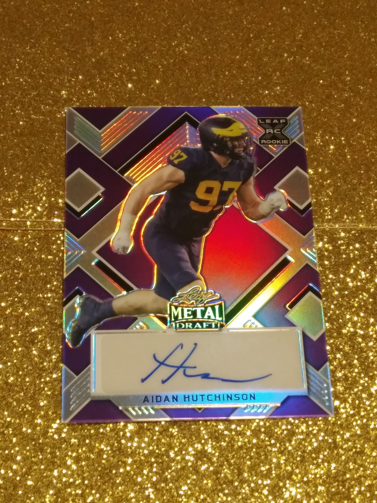 3/25 Aidan Hutchinson auto Rookie refractor