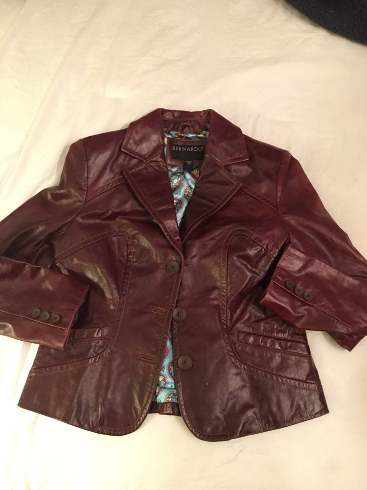 womens leather jacket