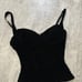 VTG Natori / Velvet Corset Bustier