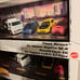 Hot Wheels Premium Diorama Fleet Street Honda EG, Celica and Sentra with Hauler