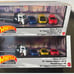 Hot Wheels Premium Diorama Fleet Street Honda EG, Celica and Sentra with Hauler