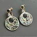 Los Ballesteros vintage Taxco Mexico sterling silver abalone earrings