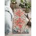 Bohemian Floral Medallion Area Rug - 2x6 Runner Rug