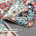 Bohemian Floral Medallion Area Rug - 2x6 Runner Rug