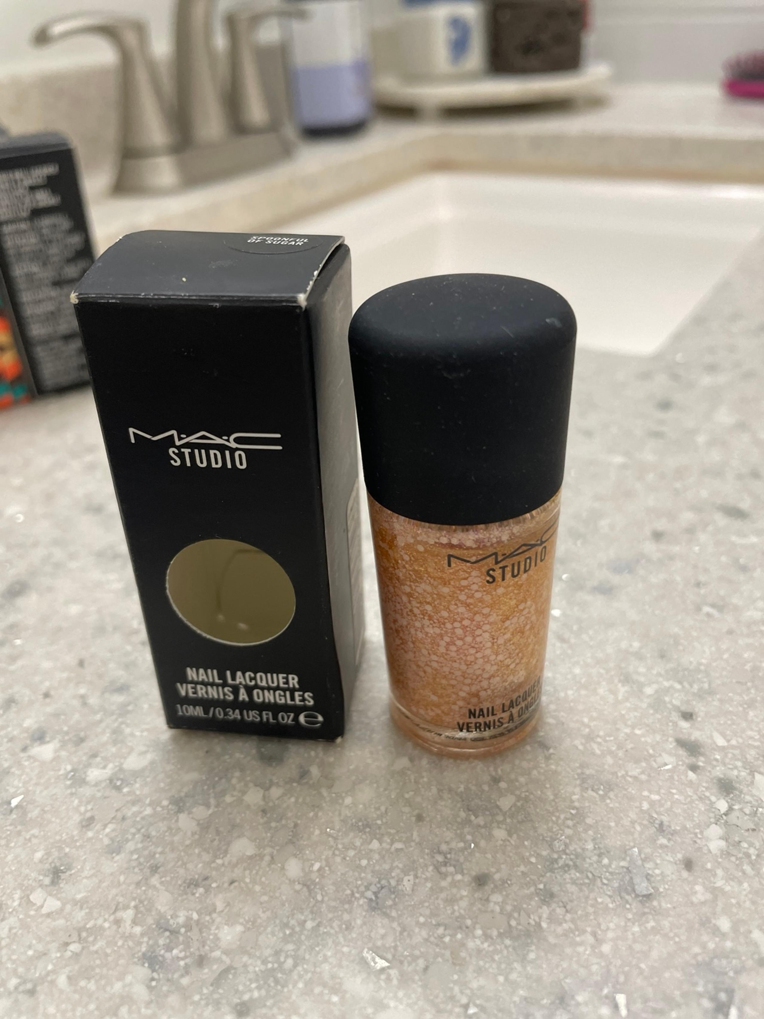 Mac cosmetics nail polish discontinued HTF spoonful of sugar