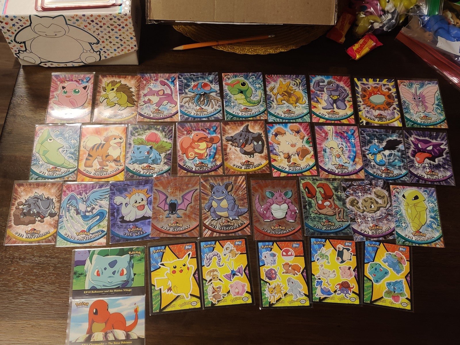 Pokemon Topps cards