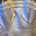 Love Illusion White Satin Strapless Bustier with Beaded Embezzlements