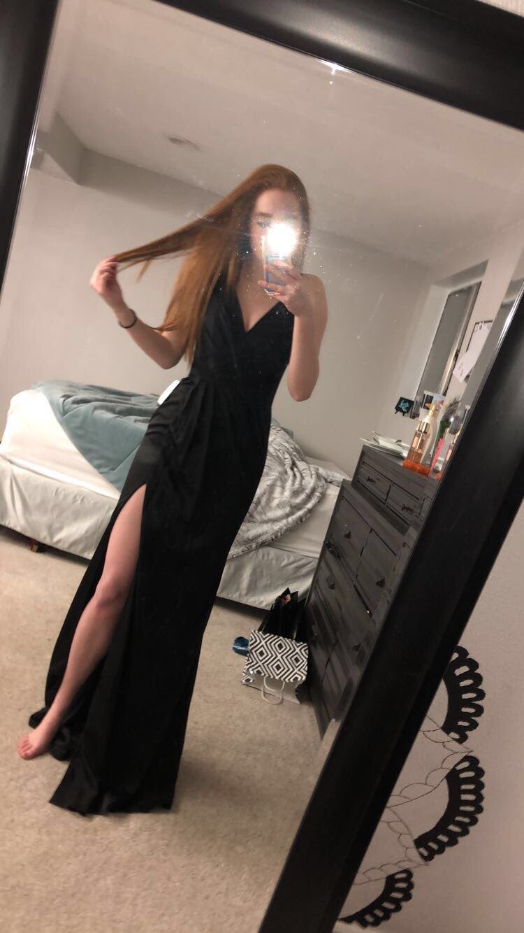 black prom dress